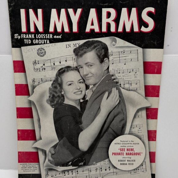 In My Arms Piano Sheet Music by Frank Loesser From See Here Private Hargrove - Picture 6 of 6